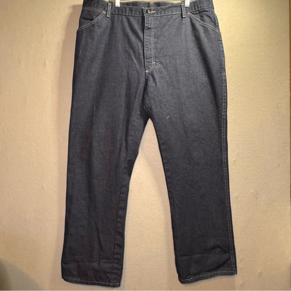 Bulwark FR Workwear Mens Blue Denim Jean Pants Size 42X30 - Protective Apparel